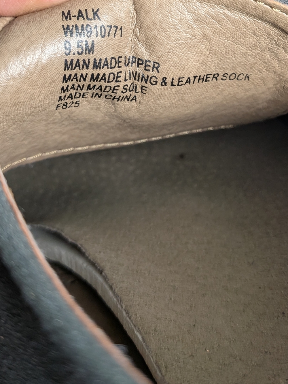 Steve Madden Alk Gray Suede Dress Shoes Men's Derby Oxfords Sz 9.5 - Picture 9 of 11